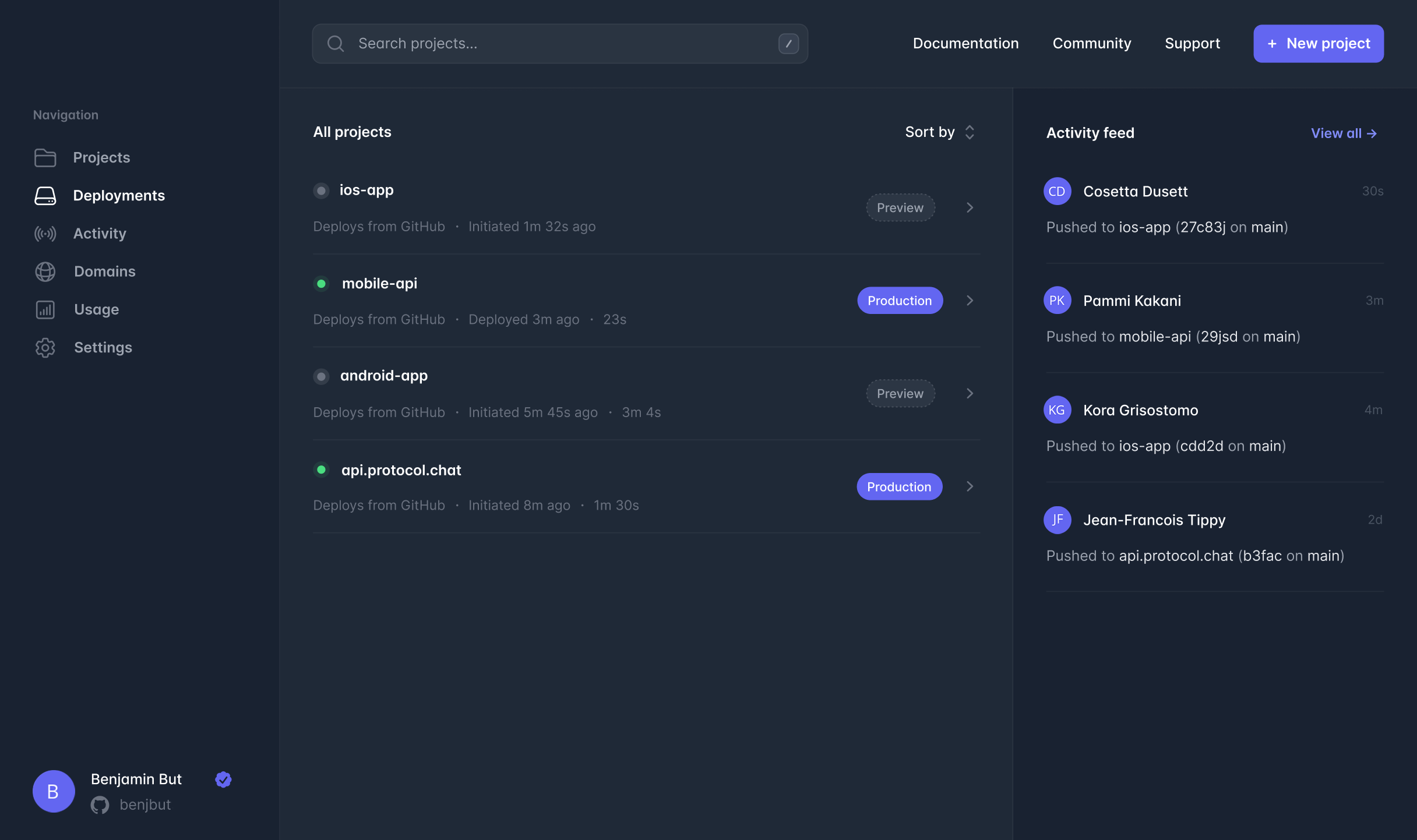 App screenshot